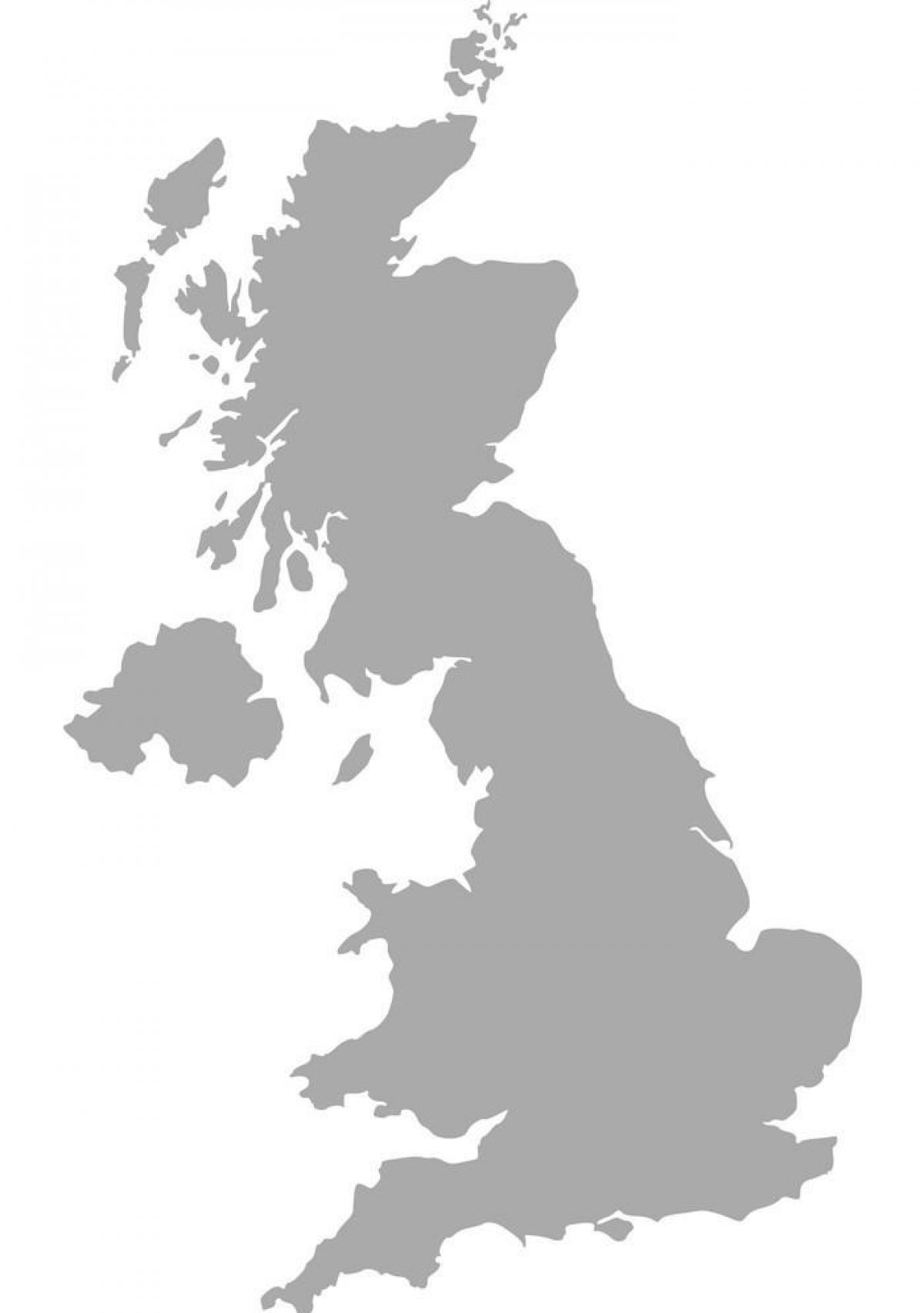 Vereinigtes Königreich (UK) Vektorkarte